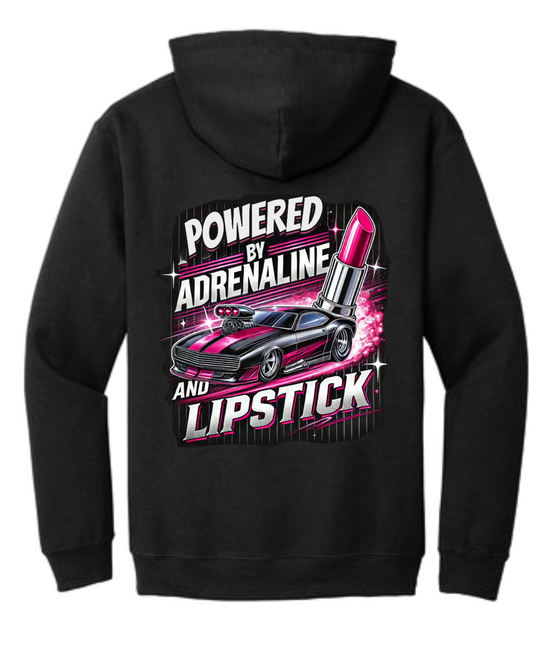 Adrenaline & Lipstick Women's Drag Racing Hoodie