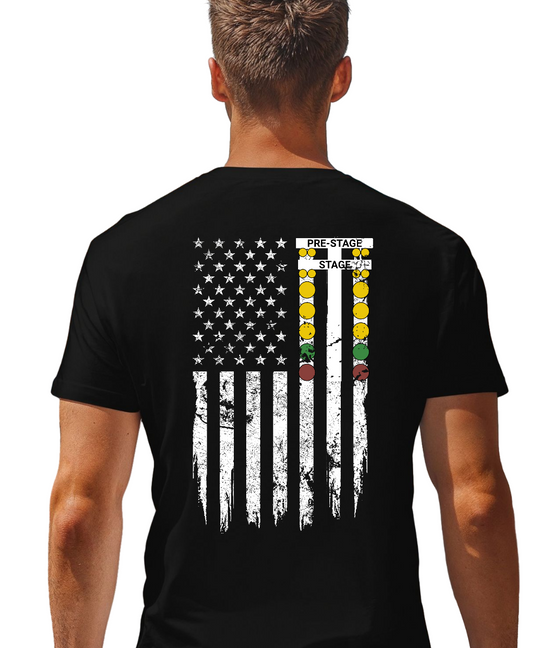 American Flag Drag Racing