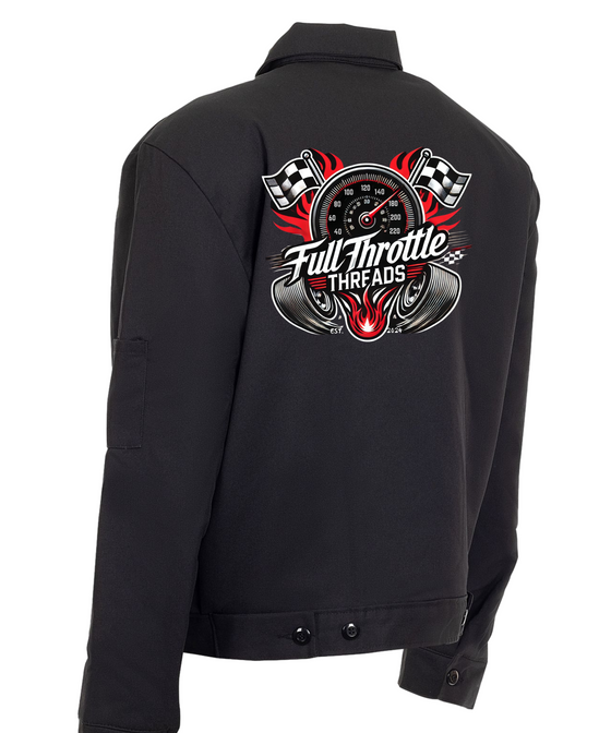 Full Throttle Threads Original Men's Drag Racing Jacket