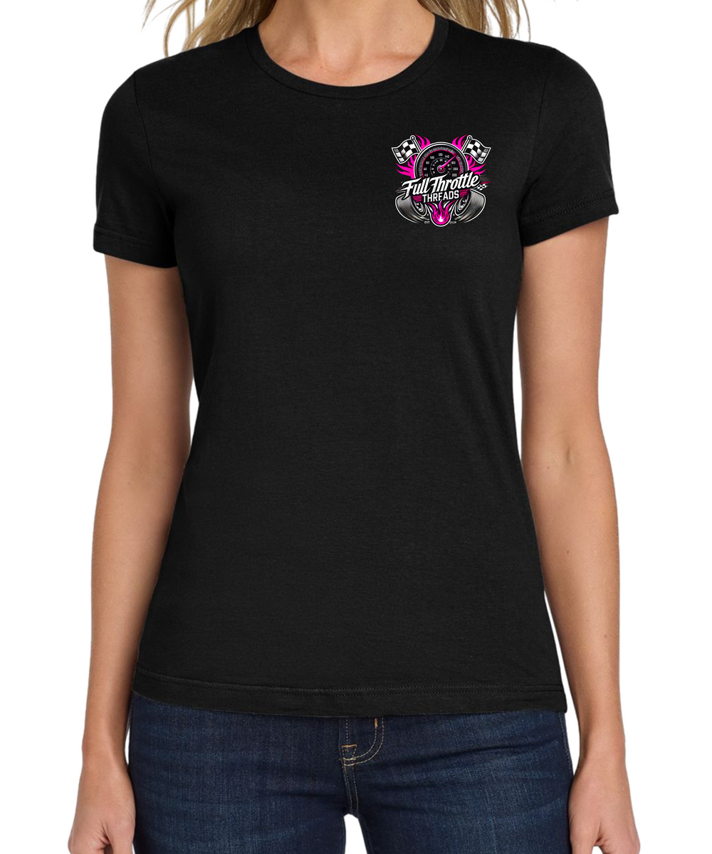 Some Girls Chase Boys, But I Leave Them At The Starting Line Women's Drag Racing Tee