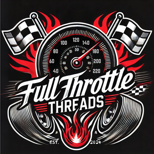 Full Throttle Threads Original Men's Drag Racing Tee