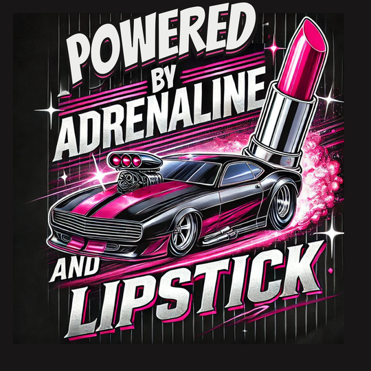 Adrenaline & Lipstick Women's Drag Racing Hoodie