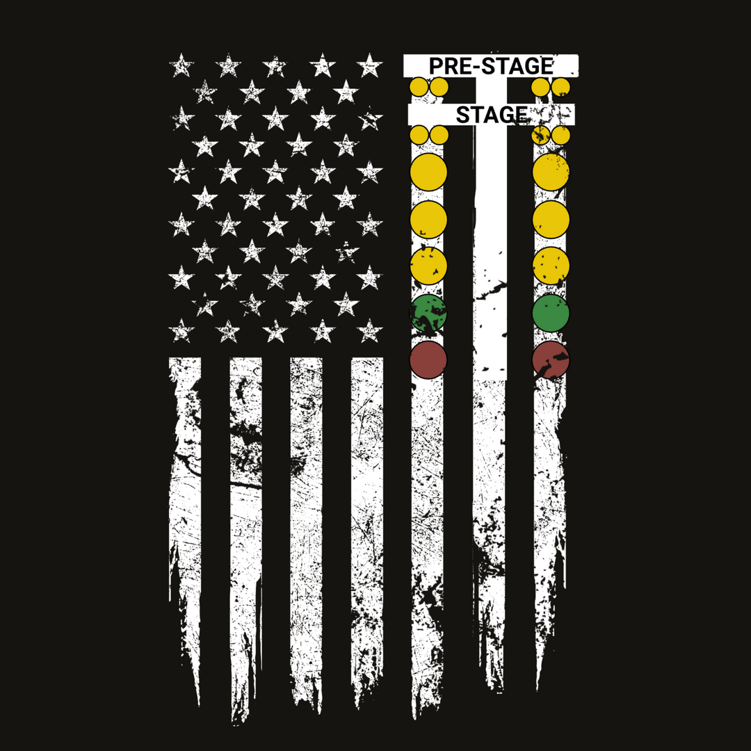 American Flag Drag Racing